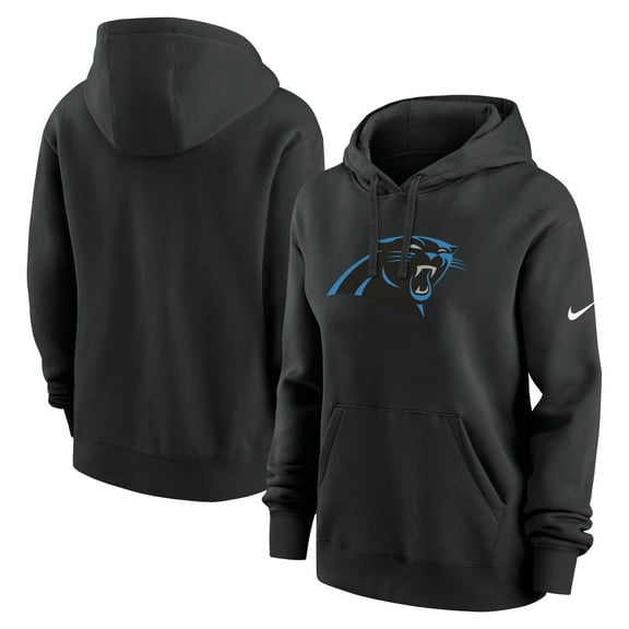 Women's Nike Black Carolina Panthers Club Fleece Hoodie