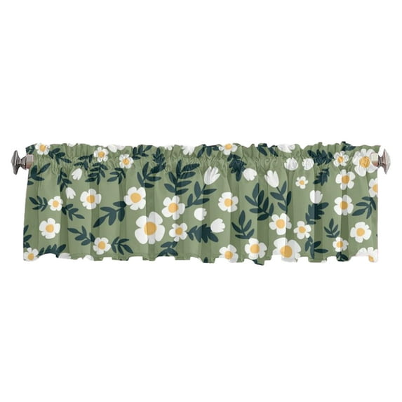 Garden small fresh floral fabric art short curtain, cabinet curtain, coffee curtain, door curtain