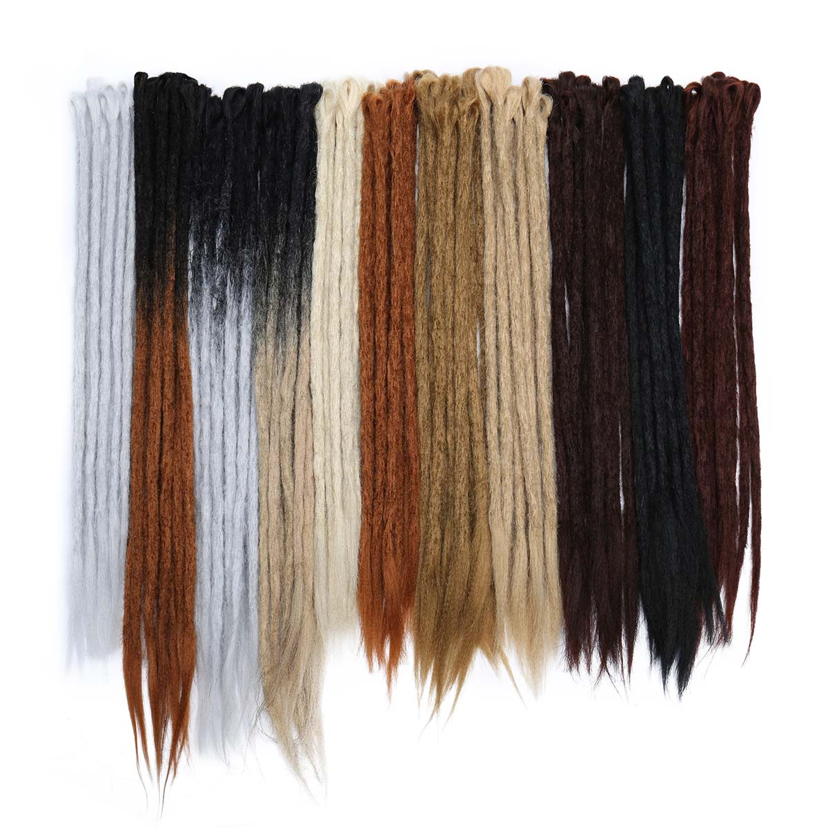 Snoilite Dreadlock Extension Ombre For HipHop Synthetic Heat