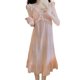thumbnail image 1 of mfyjkho Vestidos para mujer, Conjunto de lencería de falda corta de encaje con borlas y cuello colgante para mujer Vestidos maxi para mujer l, 1 of 3