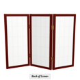 thumbnail image 7 of Red Lantern 2 ft. Short Desktop Window Pane Shoji Screen - Rosewood - 3 Panels, 7 of 7
