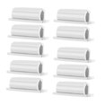 thumbnail image 2 of 10x portalápices de silicona adhesiva para escritorio, soporte de Clip extraíble apto para niños para blanco Zulema titular de la pluma, 2 of 8