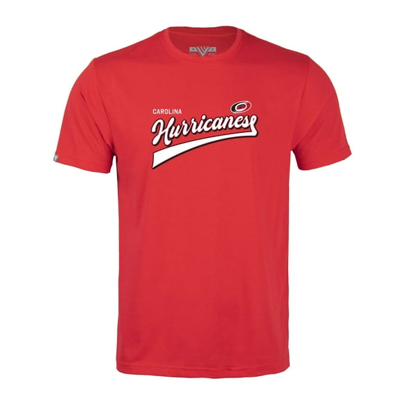 Men's Levelwear Red Carolina Hurricanes Richmond Retro Script T-Shirt
