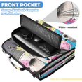 thumbnail image 6 of Comic Cat Printed Zipper Binder with Handle&Shoulder Strap 2 inch 3 Ring 500+300 Sheet Capacity File Folder Organizer, 6 of 8
