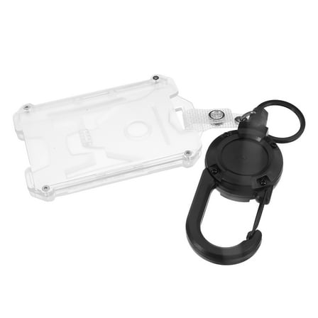 HOMEMAXS 1 Set ID Badge Holder Retractable Clip Card Holder Name Badge Holders ID Card Holder Badge Holder