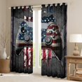 thumbnail image 2 of Feelyou Video Game Console Blackout Curtains Set of 2 (52x84 Each) for Boy, Retro American Flag Window Curtains, Cartoon Gamepad Curtains and Drapes, Black Out Curtains Decor, 2 of 6