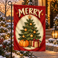 thumbnail image 2 of Purgmipth Merry Christmas Garden Flag, Double-Sided Christmas Tree Pumpkin House Flag for Porch Yard Outdoor Holiday Decor, 28 x 40 Inch, 2 of 7