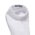 thumbnail image 2 of Hanes Moves Impact Zone Men's No Show Socks Pack, 4-Pair , X-Temp, Moisture Wicking Assorted 1 6-12, 2 of 4