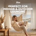 thumbnail image 2 of Bliss Hammocks Tahiti Fabric Hammock Chair with Spreader Bar and Hardware, Natural, 2 of 13