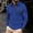 Blue, variant on fnnxeal Mens Polo Shirts, Fall Winter Waffle Pocket Casual Collared Long Sleeve Black Polo Shirts for Men Size L