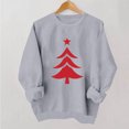 thumbnail image 4 of FDGIU 2025 Women's Christmas Sweatshirt - Funny Party Tee, Long Sleeve Loose Fit Pullover Top, Festive Party Blouse, 4 of 5