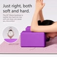 thumbnail image 3 of High DensityYoga Blocks 2 Pack, 9"x6"x3" Bicolor Exercise Blocks High-Density EVA Foam Blocks with Soft Non-Slip Surface, Lightweight Yoga Props for Yoga Pilates Meditation & Stretching, 3 of 7