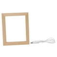 thumbnail image 4 of Guardoinrt LED Photo Frame Display Decoration classic look that complements Frame Picture for Desk Bedroom Home 21cmx17cm, 4 of 6