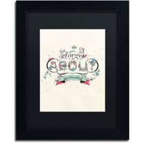 Trademark Fine Art "A New Day" Canvas Art by Kavan & Co Black Matte, Black Frame