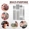 thumbnail image 2 of 10 Pc Wax Mixing Clay Carving Tool Set Stainless Steel Spatulas for Texture Detailing, 2 of 7