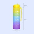 thumbnail image 5 of Botella de agua de viaje, botella de agua portátil para senderismo con botellas de agua deportivas de silicona reutilizables sin BPA a prueba de fugas de 22 OZ, 5 of 5