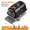 thumbnail image 3 of Ferhtm 38L XL Stainless Steel Cat Litter Box with Lid, Enclosed Kitty Litter Box Odor Control, Covered Metal Litter Box for Large Cats, 3-in-1 Convertible Design, Front Entry and Top Exit, 3 of 8