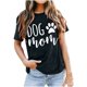 thumbnail image 3 of Fiudx Ofertas Flash Del Día Solo En Línea Tops con Estampado de Moda para Mujer, Blusa de Manga Corta, Camisetas Divertidas con Cuello Redondo, 3 of 3