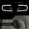 thumbnail image 5 of DNA Motoring For 07-14 Ford Expedition LED DRL Smoked Amber Projector Headlight Lamps Pair, 5 of 12
