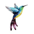 thumbnail image 2 of 4 adornos colgantes para decoración de pared de colibrí para puerta, sa de , dormitorio, patio Gloria Arte de la pared del colibrí, 2 of 9