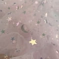 thumbnail image 3 of Tela de tul suave de 100x150cm, malla de Color iridiscente con forma de estrella y Luna para manualidades, falda de niña, suministros de decoración para fiesta de cumpleaños y boda, 3 of 4
