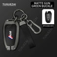 thumbnail image 2 of For Peugeot 408 A 3 buttons key case Zinc Alloy Leather Car Key Case Cover 3008 4008 5008 RCZ 308 2008, 2 of 9