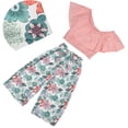 thumbnail image 4 of Trajes De Verano Para Niñas, Ropa De Niña Ropa De Verano Para Niñas Pequeñas Ropa Para El Verano Para El Día De Acción De Gracias Para La Pascua Para El Cumpleaños Cergrey Rosa 100cm, 4 of 8