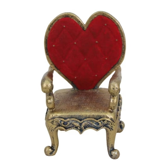 Red Heart Chair Tabletop Sign - 4.75"
