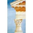 thumbnail image 2 of Postolle, Victor 20x32 White Modern Wood Framed Museum Art Print Titled - Study of Base, Capital and Entablature, 2 of 4
