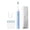 Blue, variant on Wovilon USB Charging Toothbrush, Toothbrush With 4 Brush Heads, Smart 5-ModesTimer Toothbrush IPX7