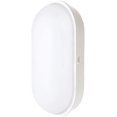 thumbnail image 1 of Lámpara de techo y pared elíptica para interior y exterior, 20 W, 3000 K, 1600 lm, resistente al agua IP65, luminaria moderna de color blanco, 1 of 7