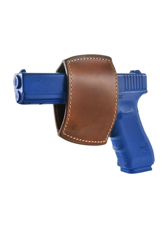 Saddle Mate Leather Universal Gun Holster and Holder, Brown