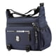 thumbnail image 4 of Bolso de hombro para hombre, bandolera, múltiples bolsillos, cierre de cremallera, bolso de viaje Azul, 4 of 9