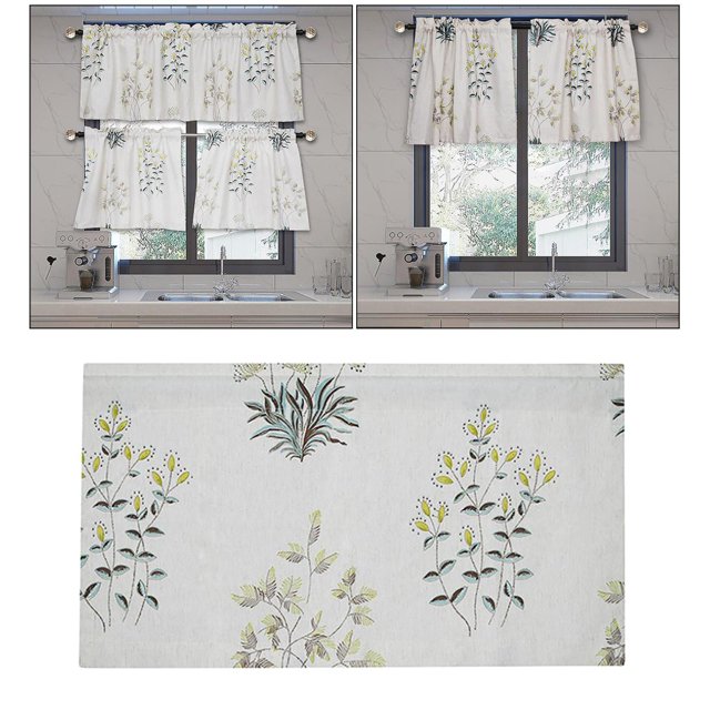 Cenefa de Imitación Voile Macarena Cenefas de Dormitorio 130x41cm