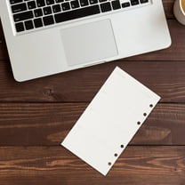 WEUVEB 3Pcs Daily and Weekly Planner Paper Refill 6 Hole Binder Insert White Flexible Layout for Organized Planning