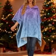 thumbnail image 6 of YanHoo Women's Hooded Cloak Gradient Color Cape Holiday Outwear Halloween Costumes Womens Witch Costume, 6 of 6