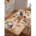 thumbnail image 5 of Fall Thanksgiving Placemats Pumpkin Gnome Place Mats for Dining Room Dinner Table Maple Leaf Washable Table Mats Kitchen Decorations Set of 6, 5 of 5