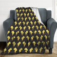 thumbnail image 6 of Pokemon Pikachu Throw Blanket Cute Flannel for Boys Girls Men Women, 6 of 7