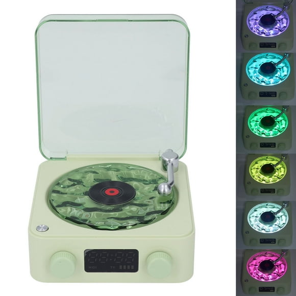 Portable Speaker, 3 Light Effects RGB, Sleep Companion with Dynamic Lights and Nature Sounds, 1500mAh Battery, Stereo Surround Sound, Unique Design