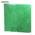 thumbnail image 1 of HLONK 100Pcs Multi-color Aluminum Foil Candy Paper Chocolate Sweets Package Wrappers, 1 of 8