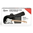thumbnail image 3 of Squier Sonic Stratocaster Electric Guitar Pack, Black, Maple Fingerboard, with Gig Bag, 10G Amp, and Accessories, 3 of 3