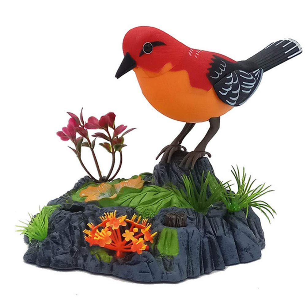 Electronic Talking Repeating Singing Chirping Bird With Motion Sensor ...