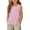 #097-Pink, variant on hengsof Girls Tank Tops Fashion Striped Print Sleeveless Shirts Basic Crew Neck Tees Summer Casual Top for Kids