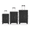 BLACK, variant on WINGOMART 3-Piece Luggage Set Lightweight Durable PC+ABS Hardshell, Double Spinner Wheels, TSA Lock - 22in/26IN/30in - BLACK