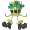 thumbnail image 2 of St. Patrick's Day Leprechaun Uniform Set of 3 Tree Ornaments, 2 of 6