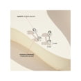 thumbnail image 5 of Hypoallergenic 925 Sterling Silver 5mm CZ Stud Solitaire Young Girls Earrings, 5 of 7