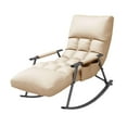 thumbnail image 2 of Lipstore Rocking Chair Adjustable Backrest Casual Versatile recliner Modern Armchair for Beige, 2 of 8