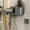 Gray, variant on 1Pcs No Punching Self-Adhesive Hair Dryer Holders Wall Mount,Bathroom Wall Mounted Storage Bracket With Storage Grids,for Cabinet & Bathroom