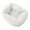 White, variant on Plush Dog Bed, Calming Soft Fluffy Cat Bed with Warming Cuddler Design, Machine Washable Orthopedic Pet Cushion for Anxiety Relief, Cozy Puppy Bed for Small Medium Dogs