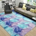Noahas Soft Fluffy Rainbow Rugs for Girls Bedroom 3x5, Shaggy Kids